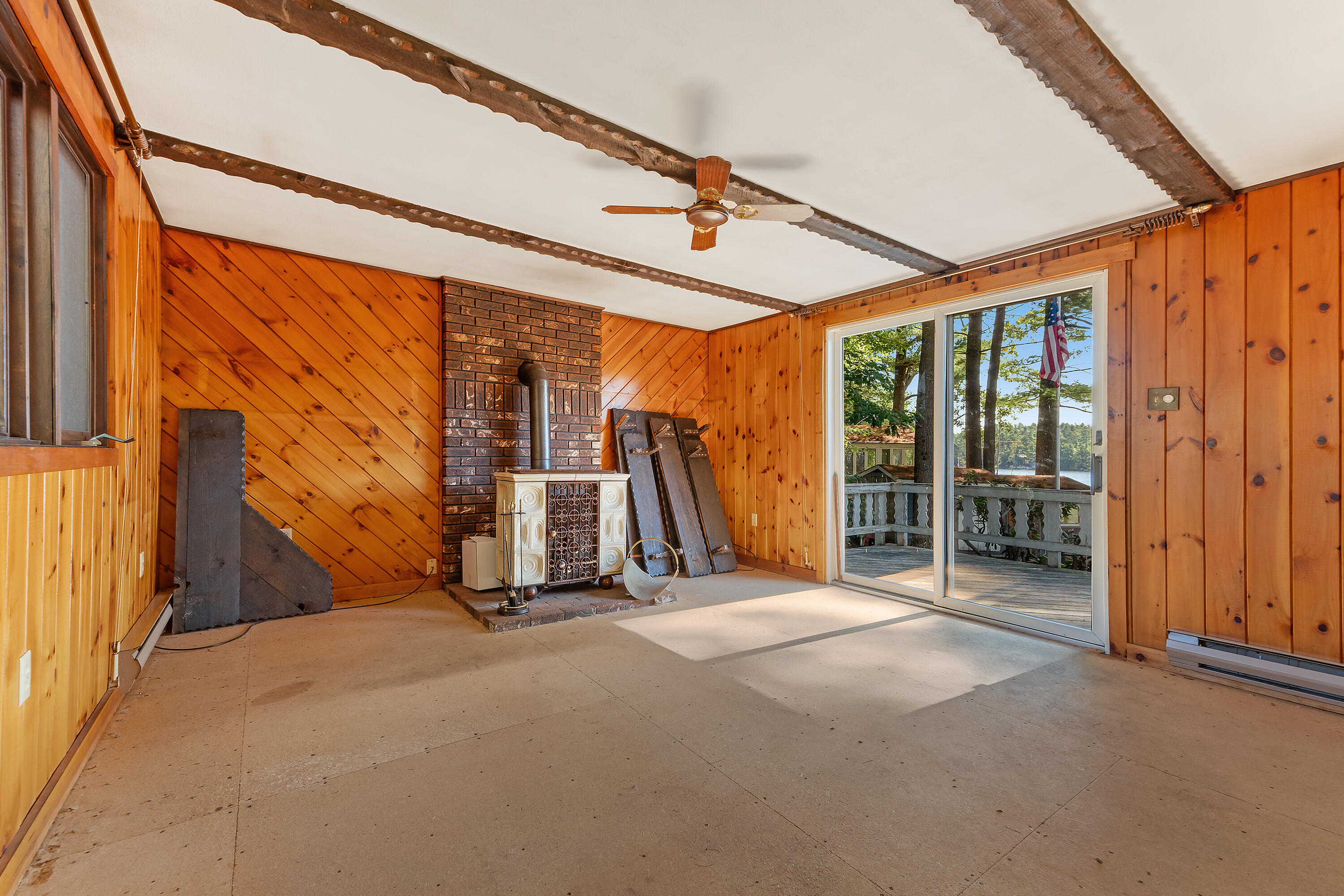 209 Loop Road Acton, ME 04001 - Photo 5 of 50 Livng Room with Woodstove