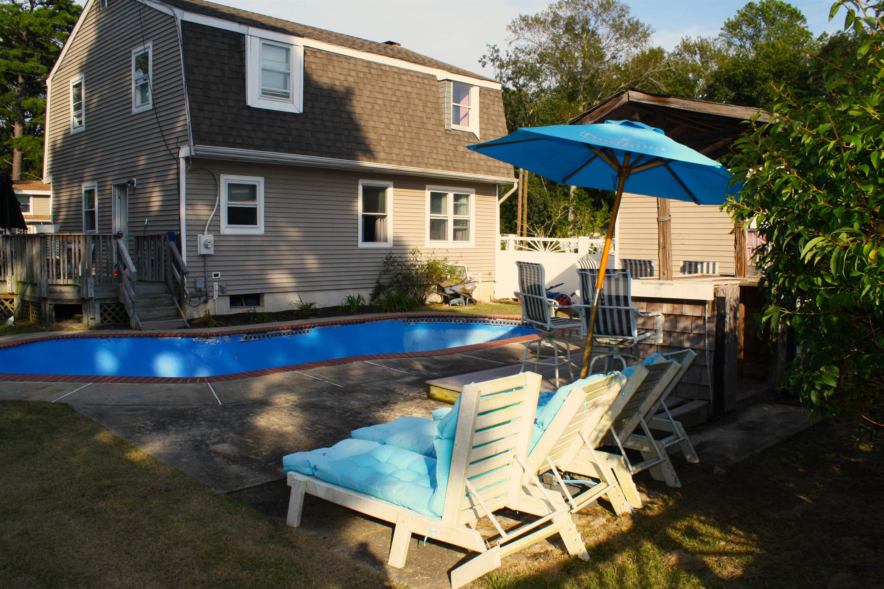222 East Weber Avenue Villas, NJ 08251 - Photo 11 of 11 a view of a house with backyard water fountain and sitting area
