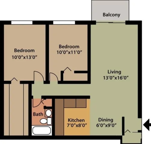 $169,900 | 9950 South 84th Terrace, Unit 2L5, Palos Hills, IL 60465