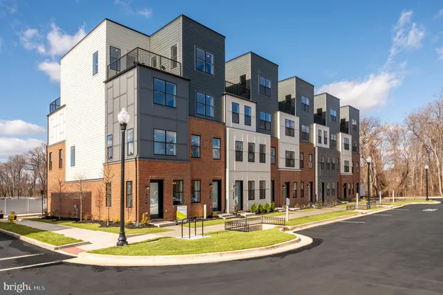 a view of a building with street view
