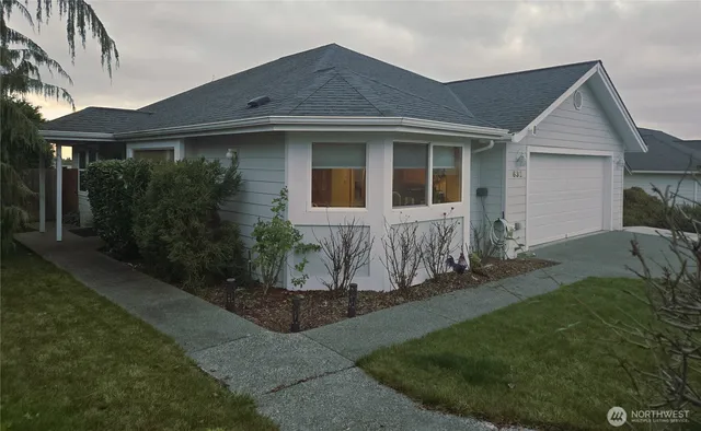 front view of house with a yard