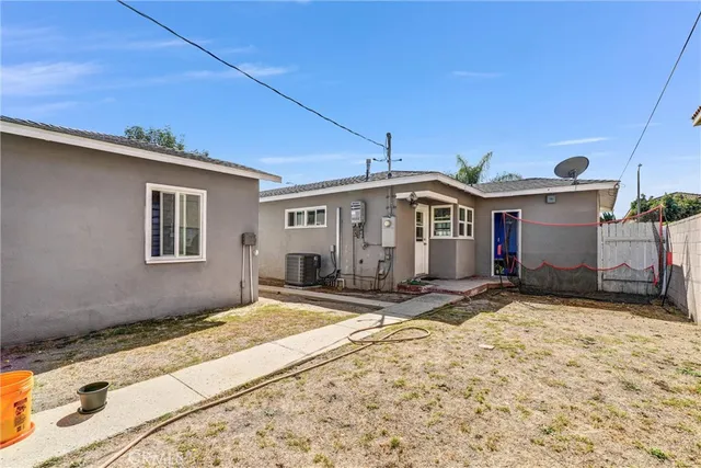 a view of a house with a patio