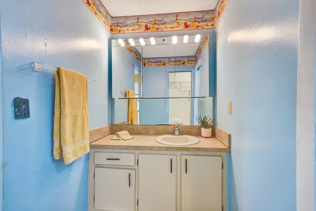 a view of a livingroom with a couch