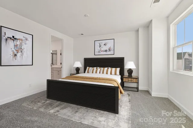 a bathroom with a double vanity sink and mirror