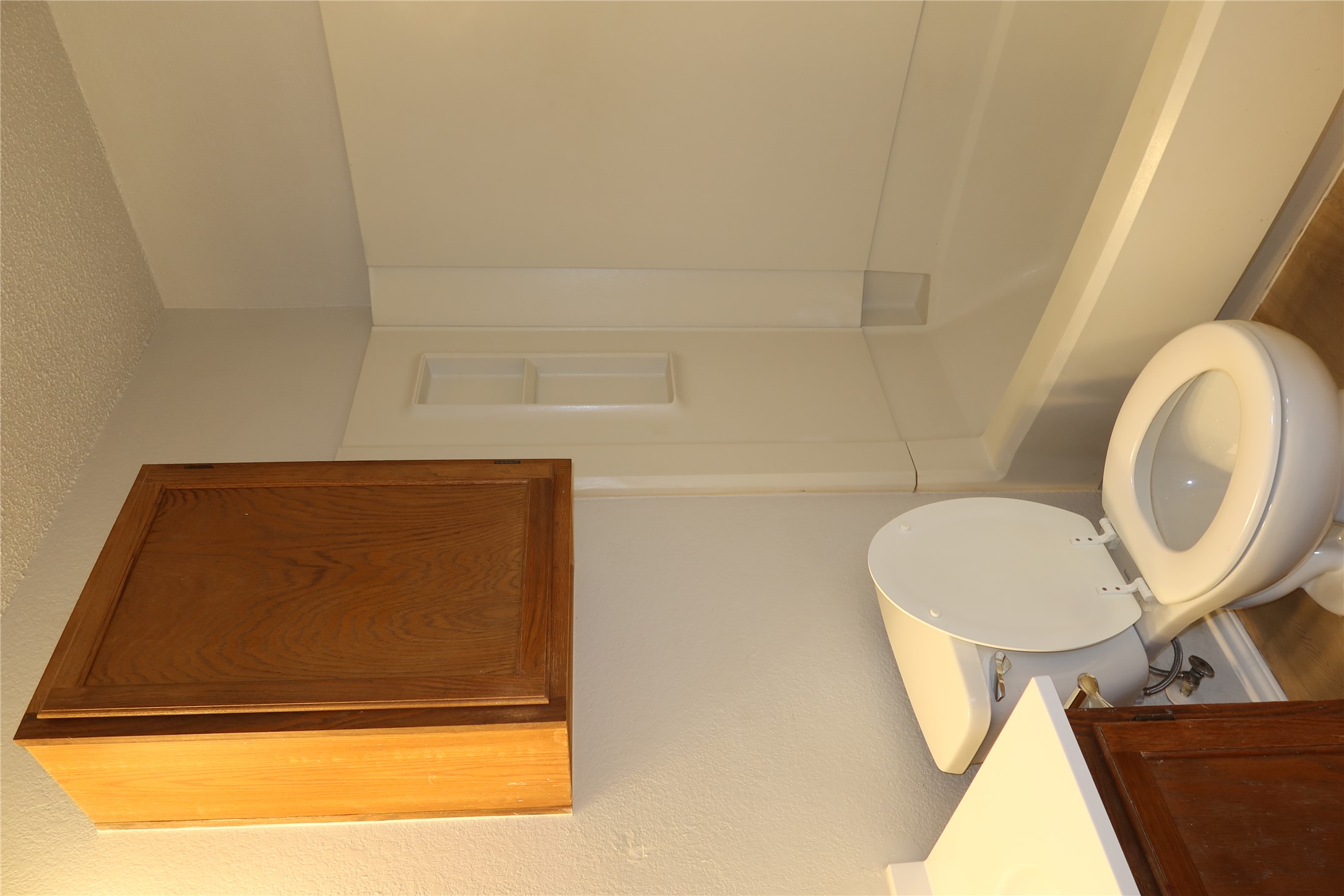 2511 Bucks Run, Unit A Austin, TX 78744 - Photo 11 of 25 Full bath with vanity, a textured ceiling, and shower / bathtub combination