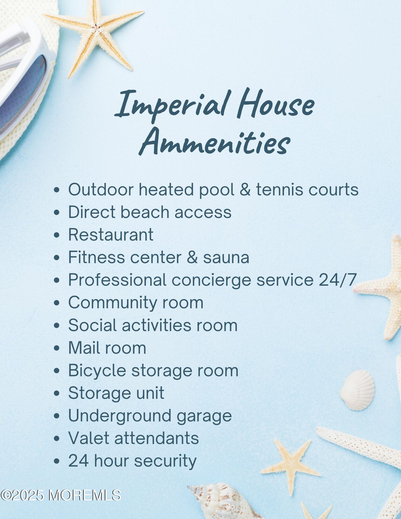 787 Ocean Avenue, Unit 608 Long Branch, NJ 07740 - Photo 19 of 31 IMPERIAL HOUSE AMMENITIES (1)