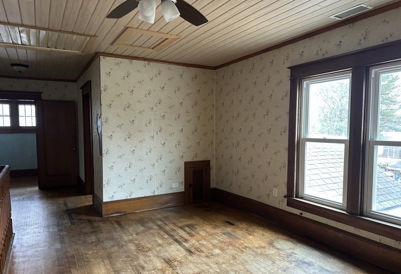 411 South Dean Street Royalton, IL 62983 - Photo 13 of 18 a view of empty room with wooden floor
