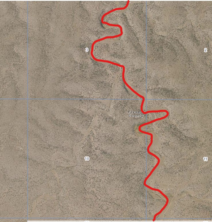 40-acres Nelson Road Seligman, AZ 86337 - Photo 4 of 5 Continue South
