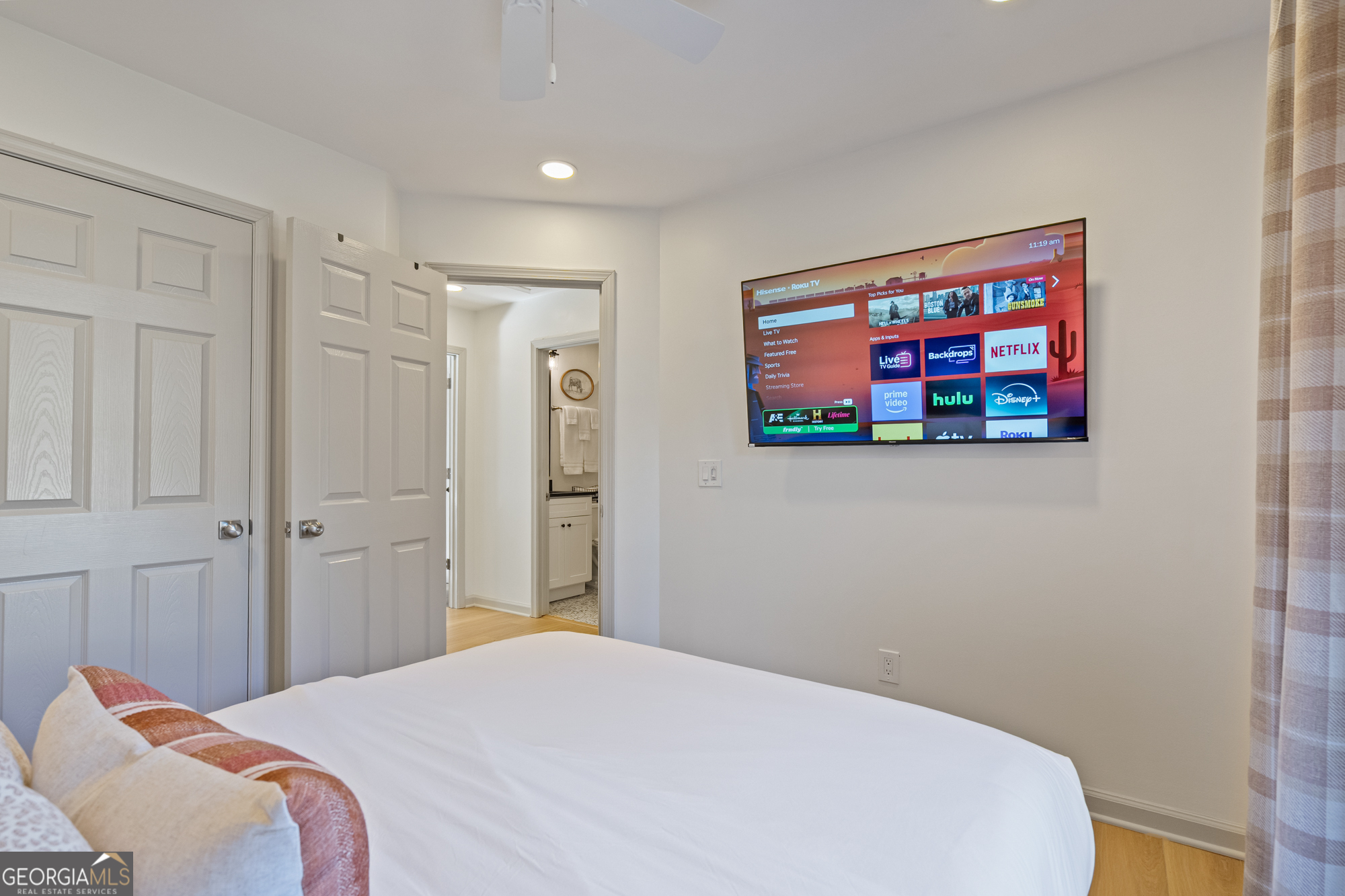 17 North Wesley Ridge Adairsville, GA 30103 - Photo 17 of 30 a bedroom with a bed and wall painting