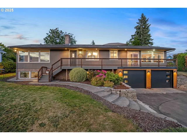 a view of a house with a patio
