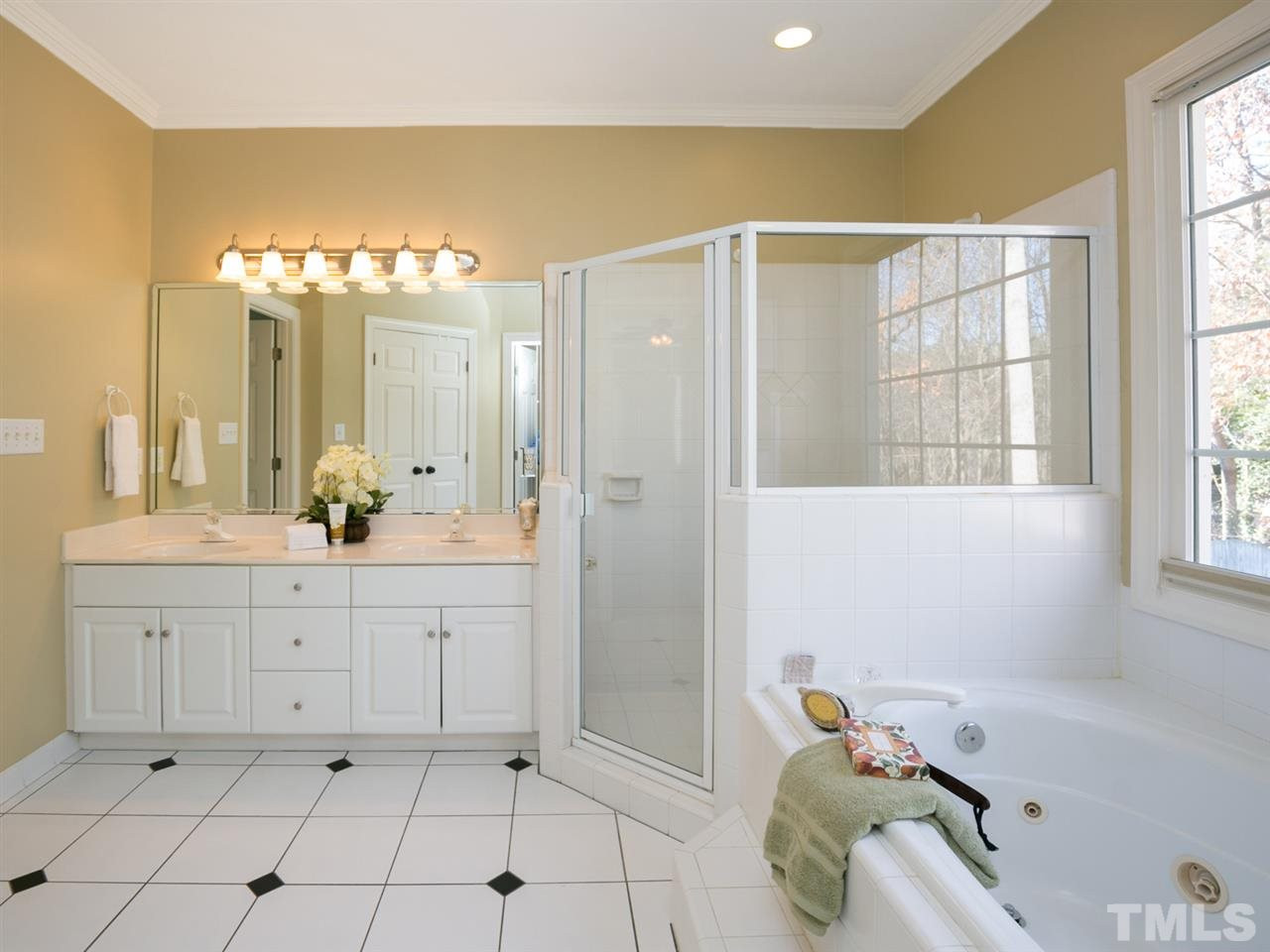 7909 Ridge Pointe Lane Raleigh, NC 27615 - Photo 19 of 25 New lighting; jetted tub
