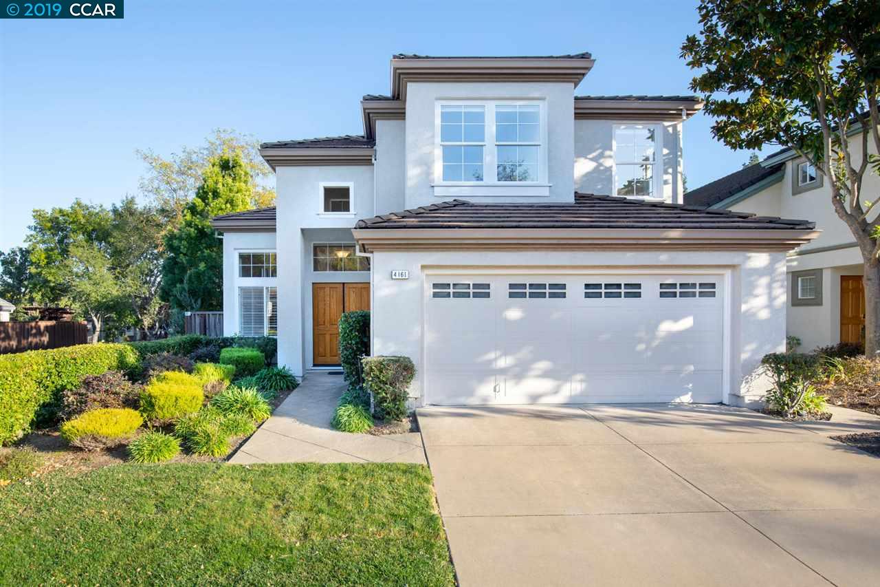4161 Reedland Circle San Ramon, CA 94582 - Photo 1 of 1 a view of a house with a yard and a garden