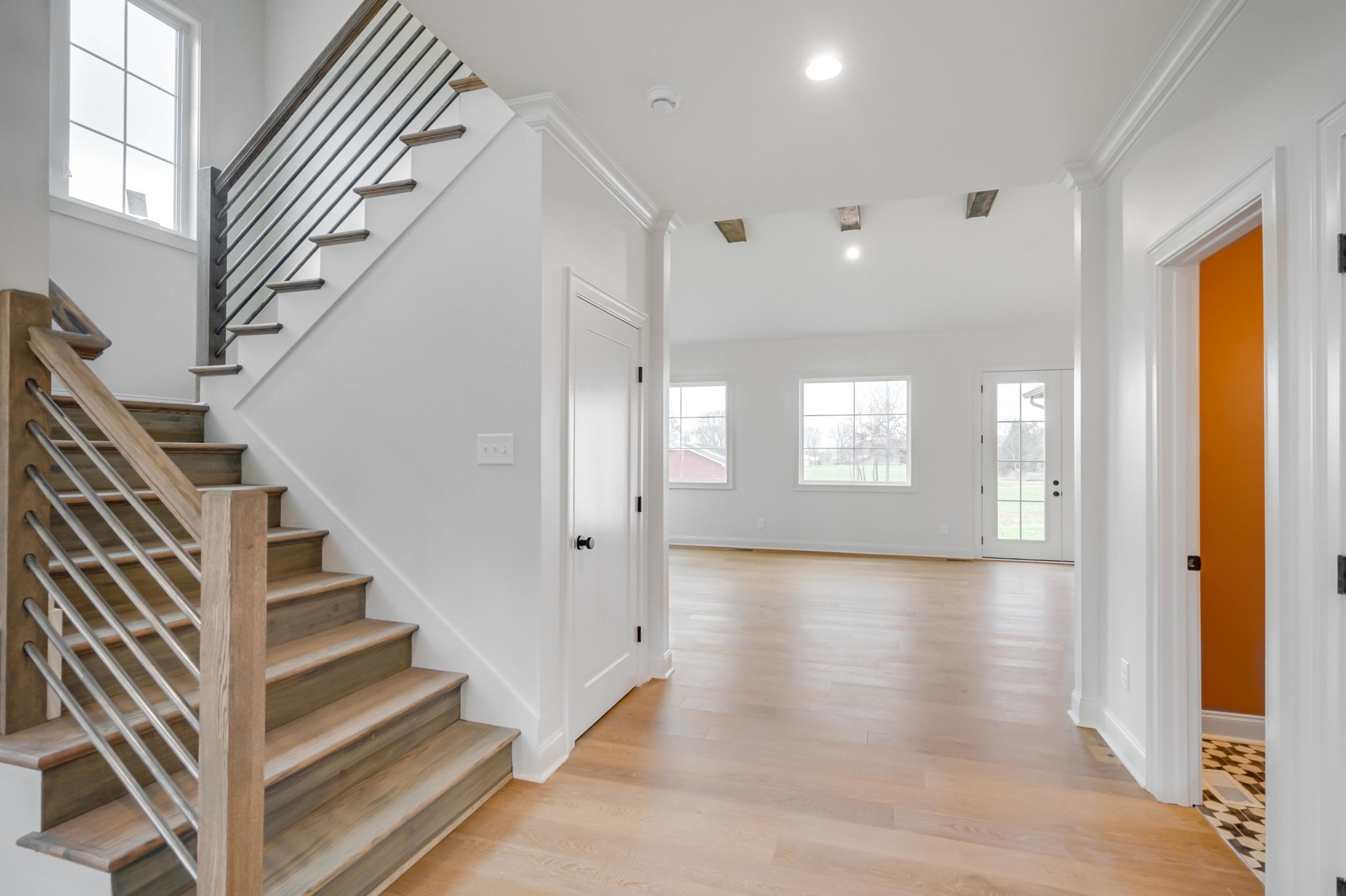 2235 Alvin Head Road Springfield, TN 37172 - Photo 14 of 31 a view of an entryway with wooden floor and windows