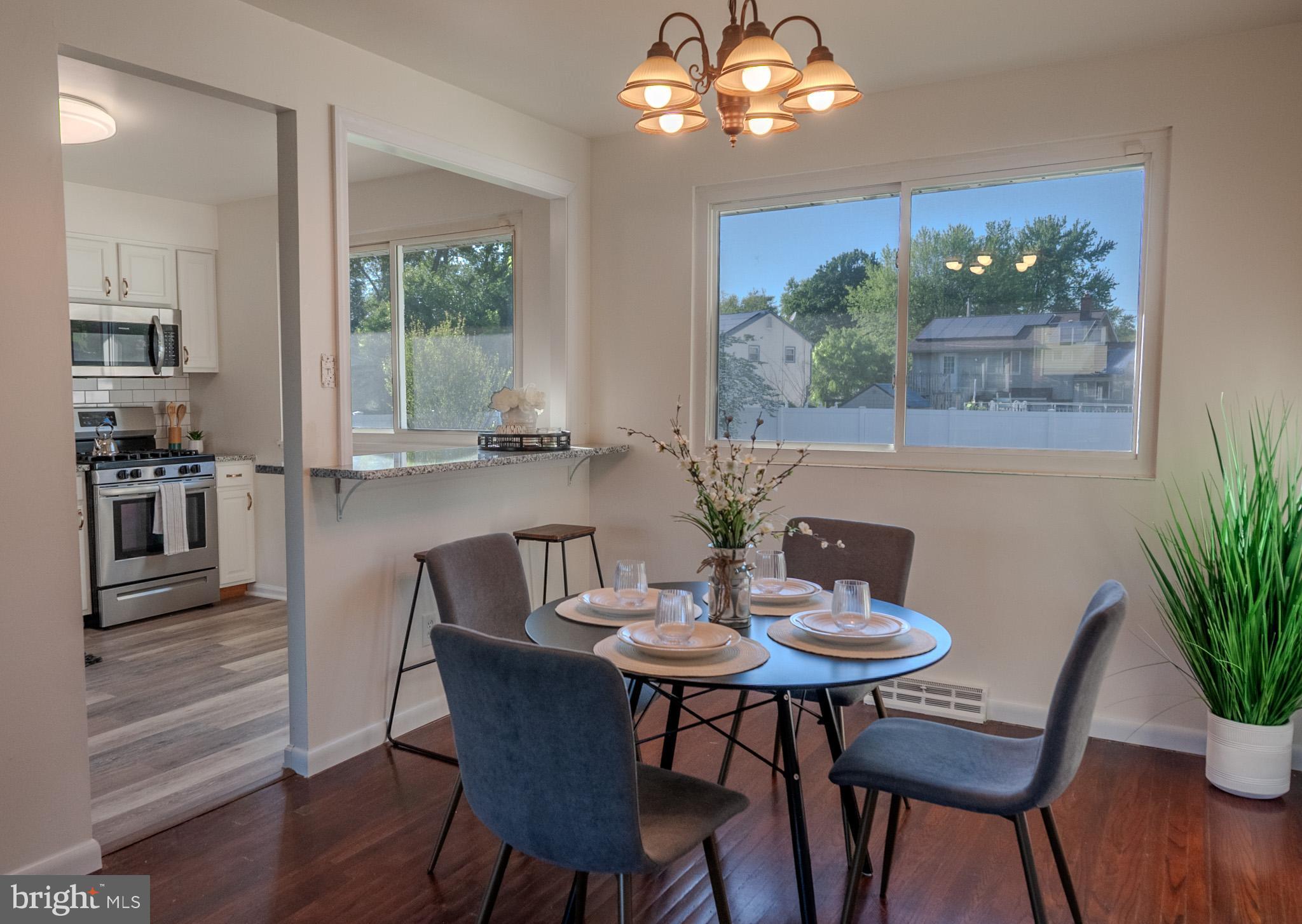 211 Powder Mill Road Edgewater Park, NJ 08010 - Photo 11 of 33 main level dining/kitchen