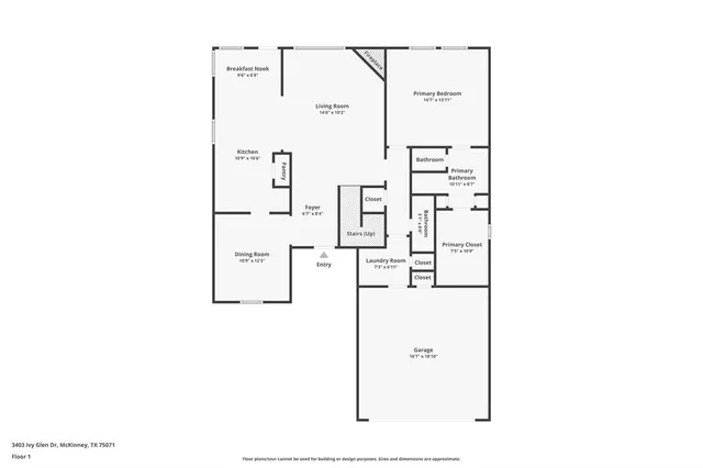 $430,000 | 3403 Ivy Glen Drive, McKinney, TX 75071