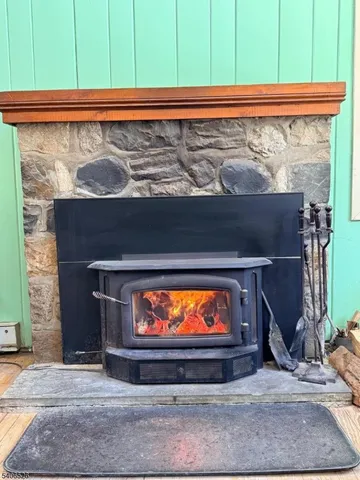 a view of fireplace