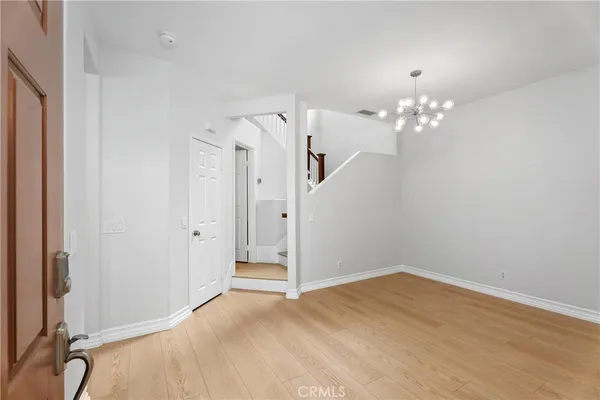 wooden floor in an empty room