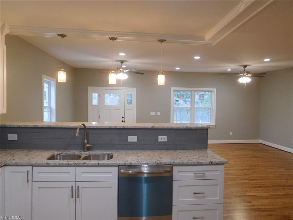 261 Jones Road Winston-Salem, NC 27107 - Photo 10 of 28 Looking from the Kitchen out. There are a lot of details in this home.