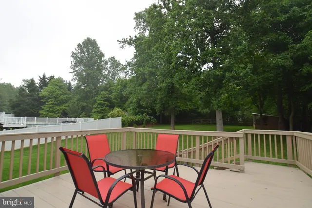 a outdoor view with a seating space