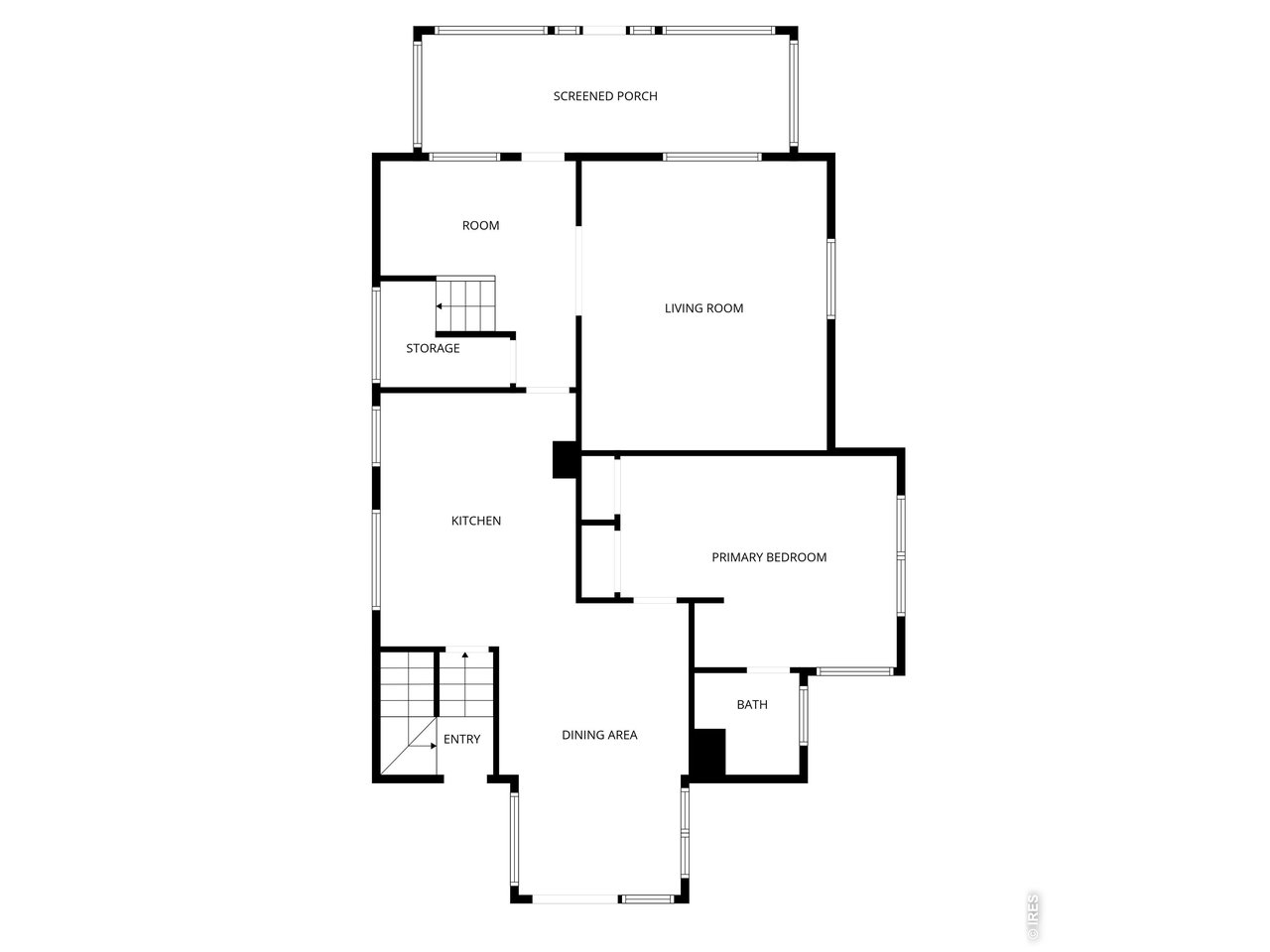413 Everett Street Brush, CO 80723 - Photo 47 of 49 Main Level Floor Plan