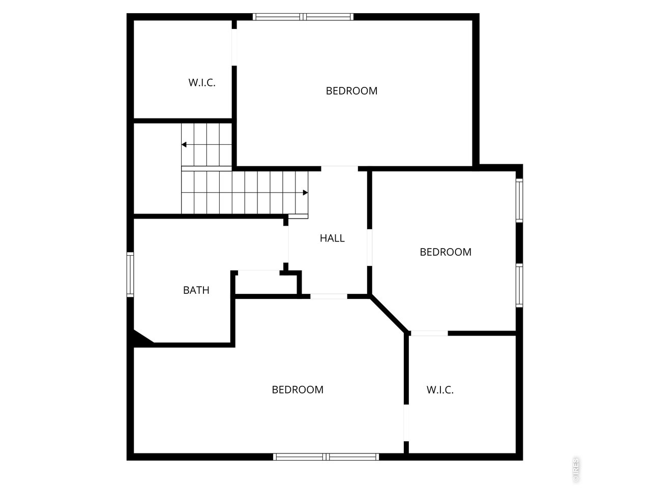 413 Everett Street Brush, CO 80723 - Photo 48 of 49 Upper Level Floor Plan