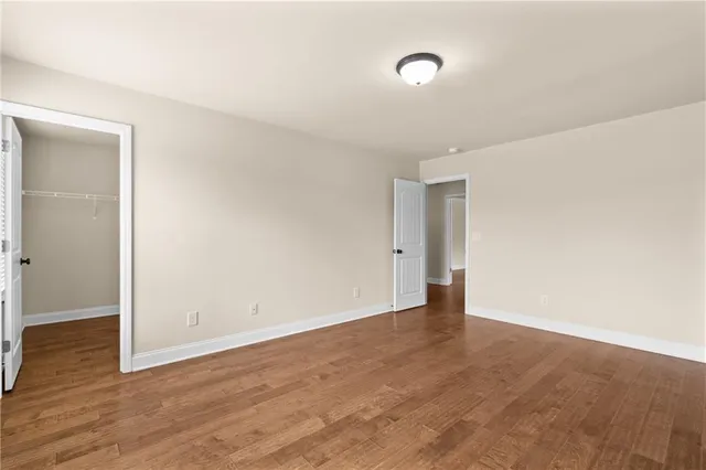 a bathroom with a sink double vanity and a mirror