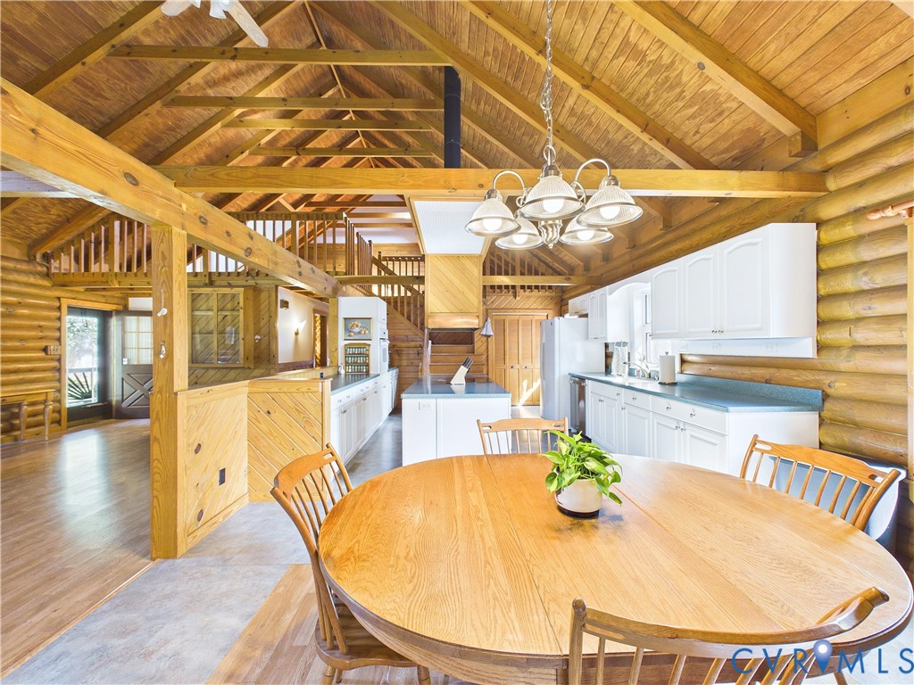 1323 Old Peach Tree Road Green Bay, VA 23942 - Photo 21 of 65 These exposed wood beams are swoonworthy!