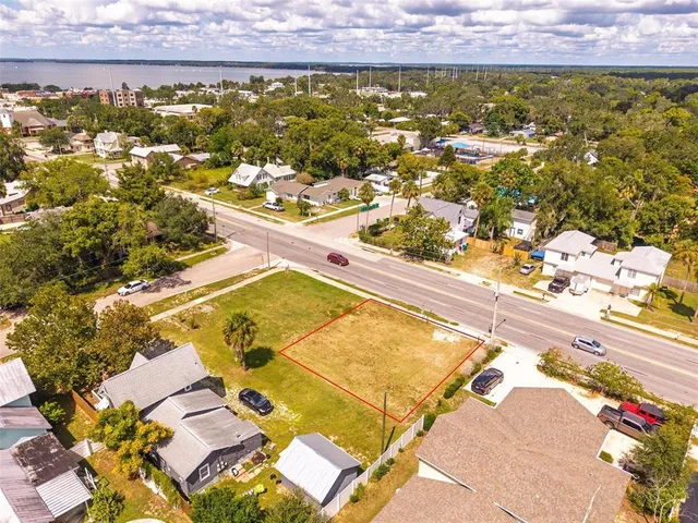 a view of swimming pool with an ocean view