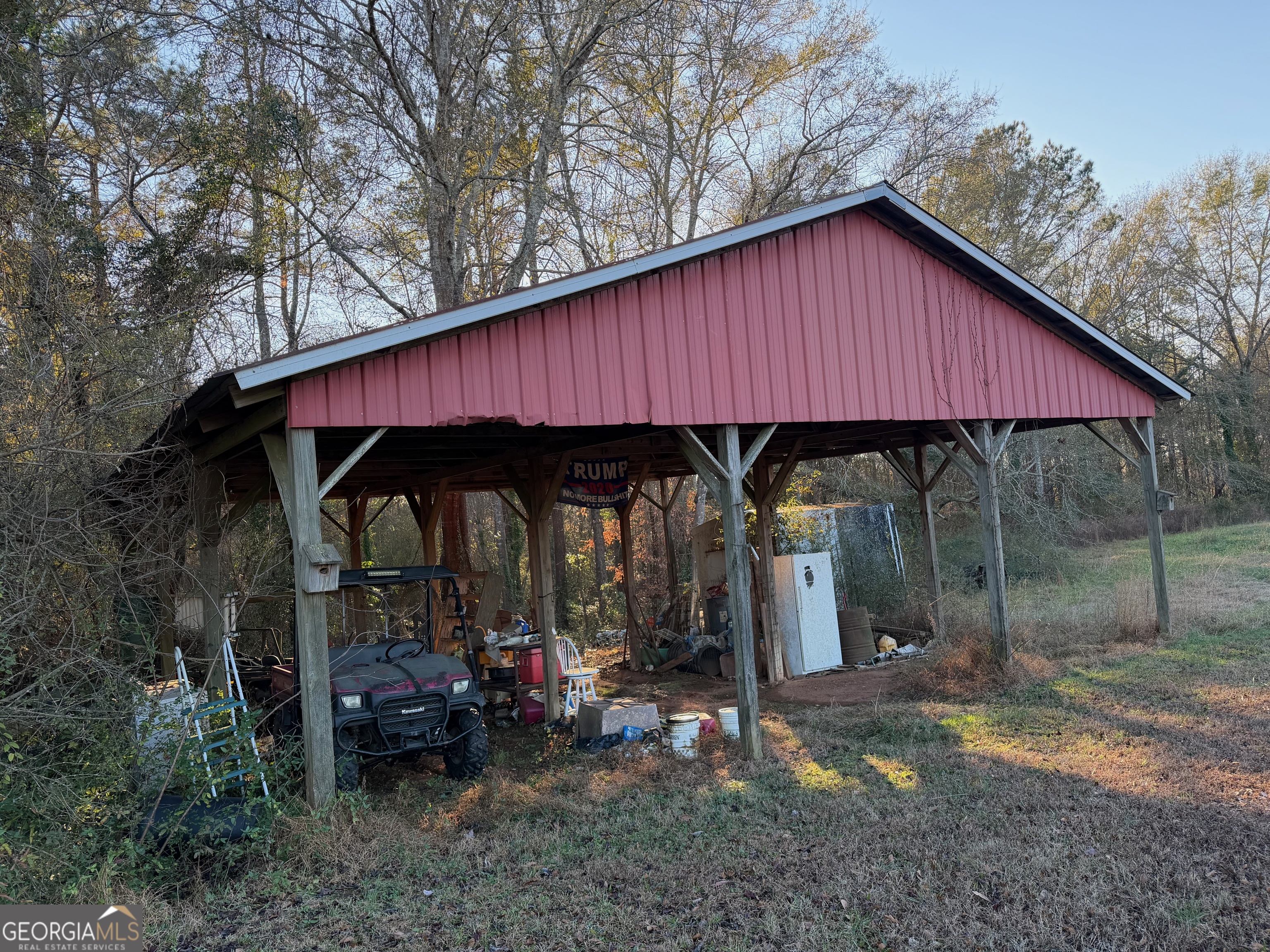 710 Armstrong Mill Road Franklin, GA 30217 - Photo 17 of 19 a view of back yard with patio