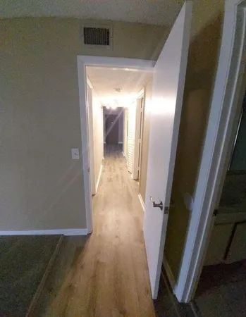 wooden floor in a gallery
