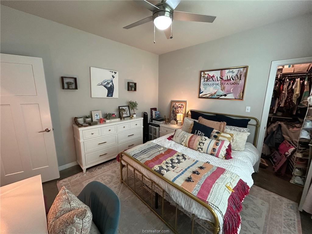 3102 Green Street Bryan, TX 77801 - Photo 7 of 26 a bedroom with bed and a view of bedroom