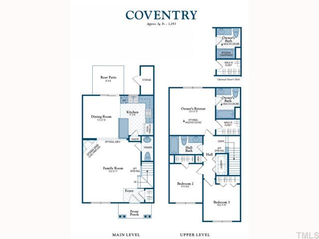 1709 Grace Point Road, Unit 58 Morrisville, NC 27560 - Photo 2 of 3 a picture of a floor plan
