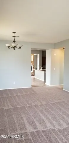 a view of a livingroom with a staircase