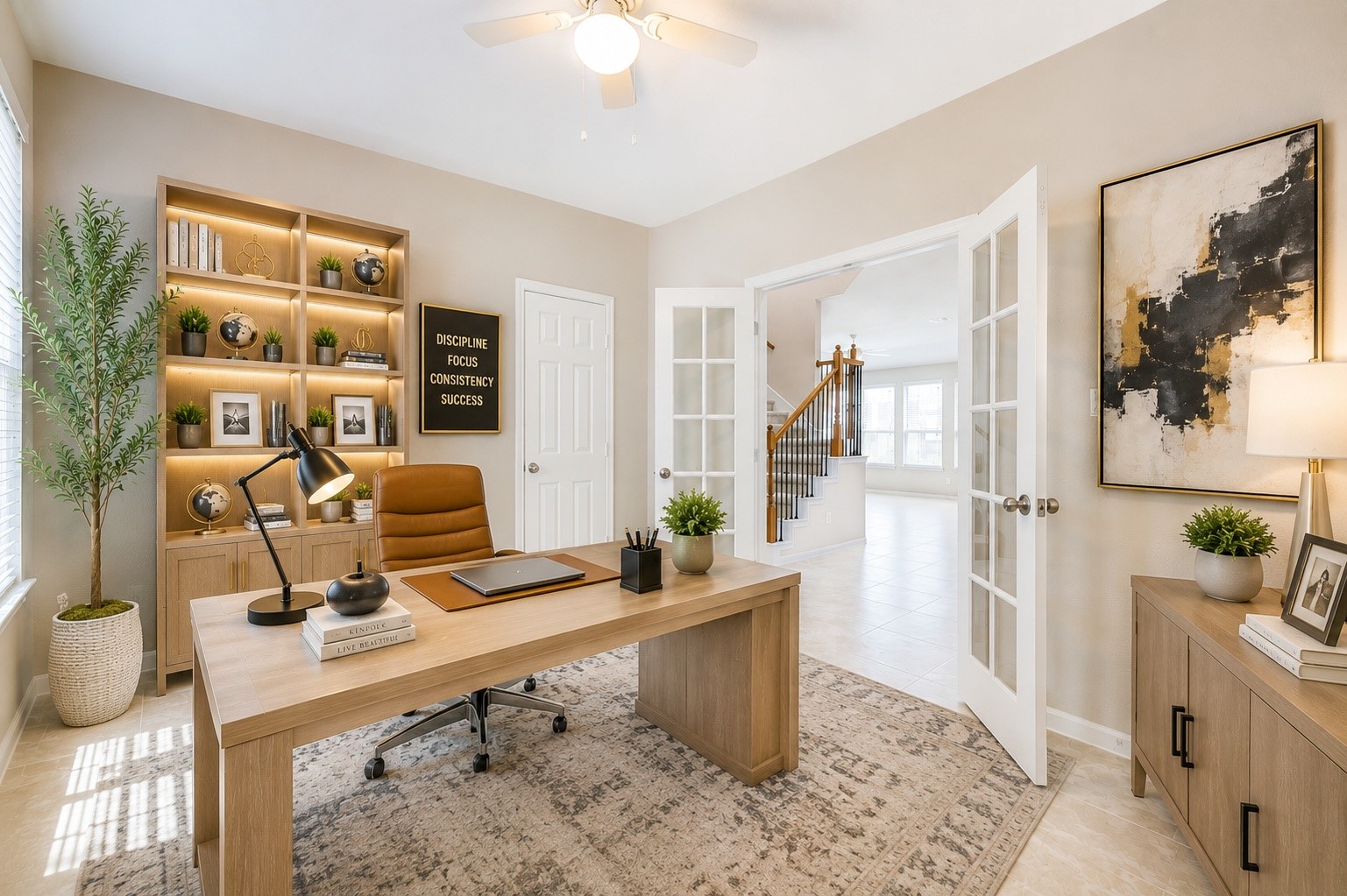 6014 Watford Bend Rosenberg, TX 77471 - Photo 2 of 24 Light, bright office. Virtually staged.