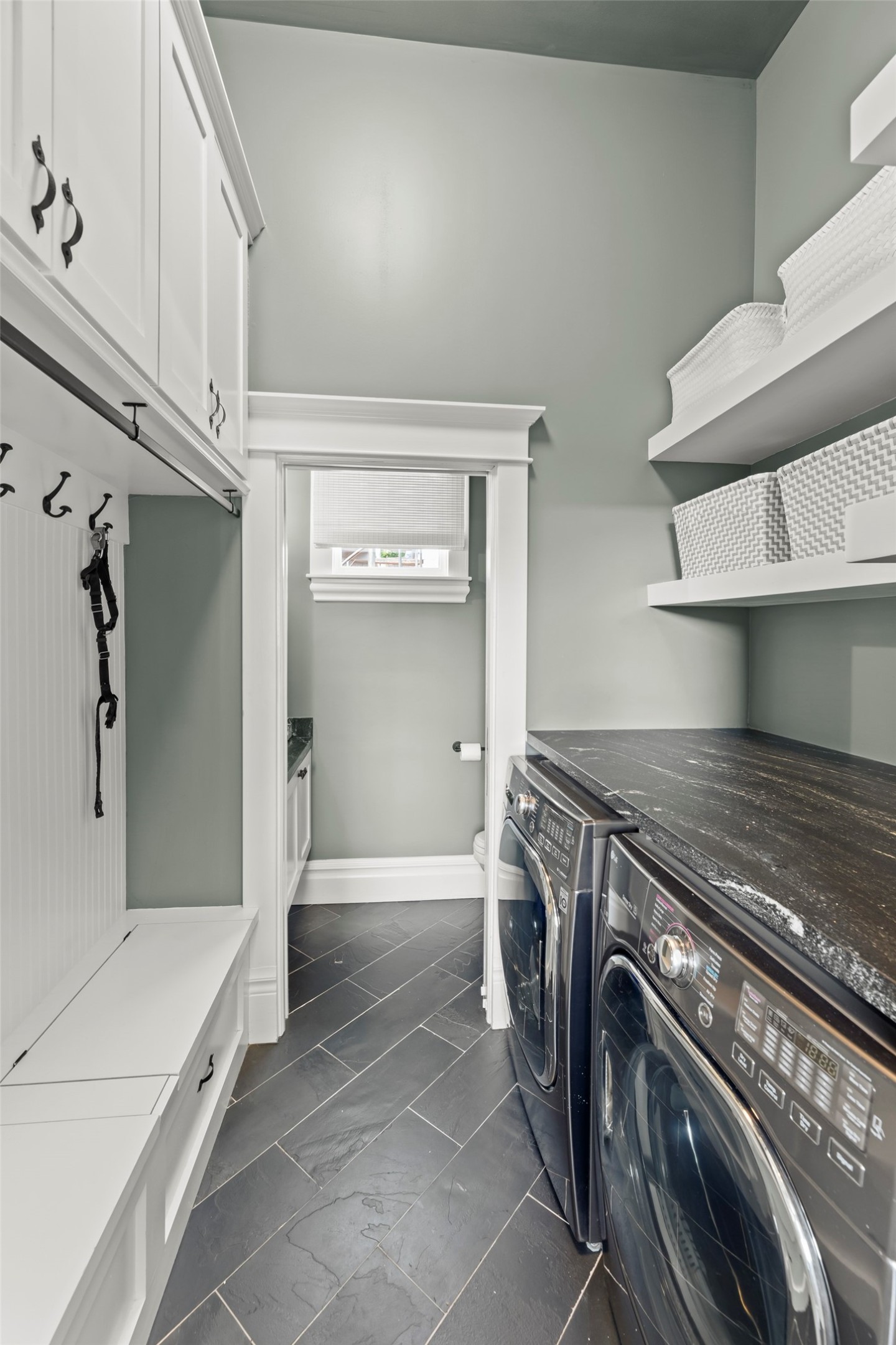 1810 Kane Street Houston, TX 77007 - Photo 33 of 47 a view of a kitchen with washer and dryer