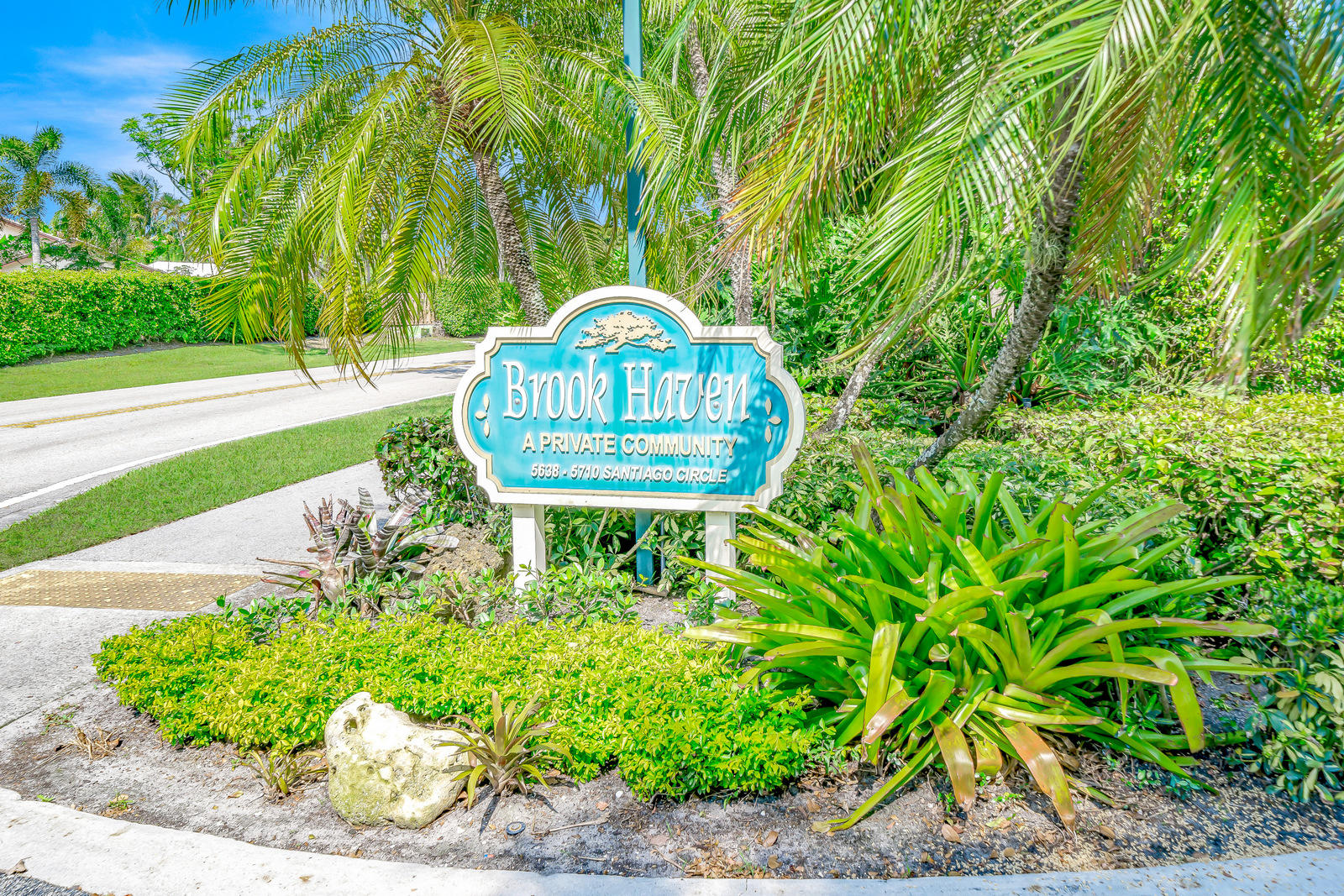 5700 Santiago Circle Boca Raton, FL 33433 - Photo 80 of 82 sign/entry to community
