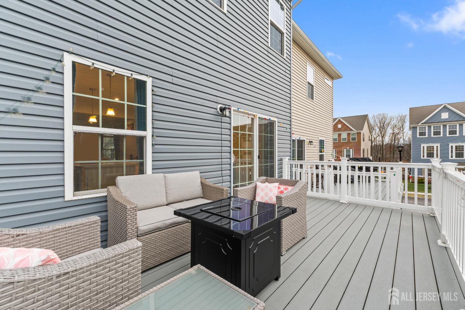 74 Anchor Way Cliffwood, NJ 07721 - Photo 28 of 35 a balcony with furniture and wooden floor