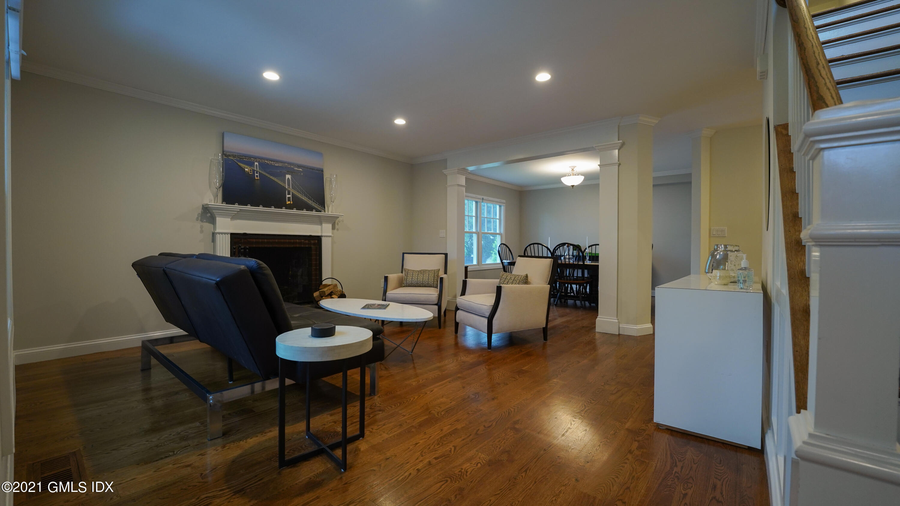 20 Sunshine Avenue Riverside, CT 06878 - Photo 13 of 39 a living room with furniture and a wooden floor