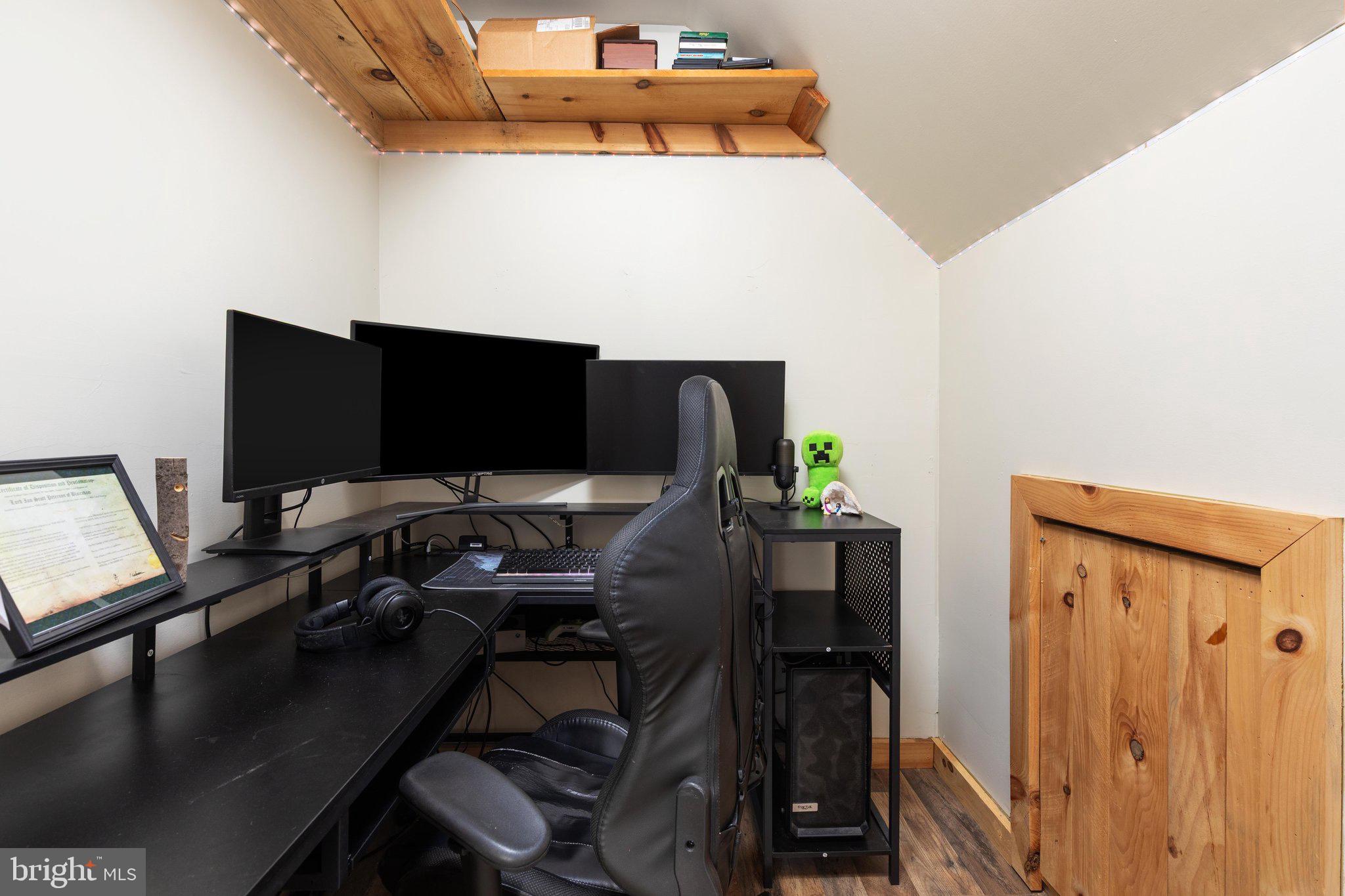 1396 Cullers Run Road Mathias, WV 26812 - Photo 26 of 79 Cozy workspace with modern tech setup.