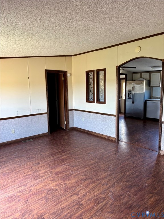 1225 Beech Forest Road Kenbridge, VA 23944 - Photo 9 of 33 a view of an empty room with a window and wooden floor