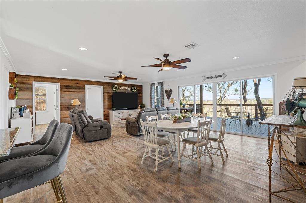 1307 Range Road China Spring, TX 76633 - Photo 6 of 40 a view of a dining room with furniture window and outside view