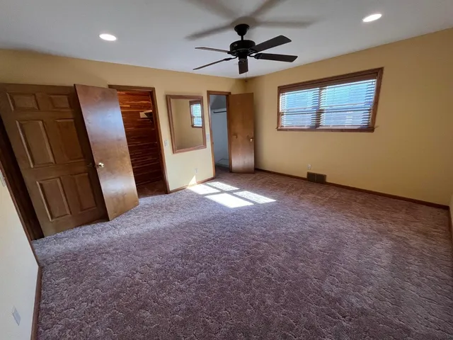 a view of closet area