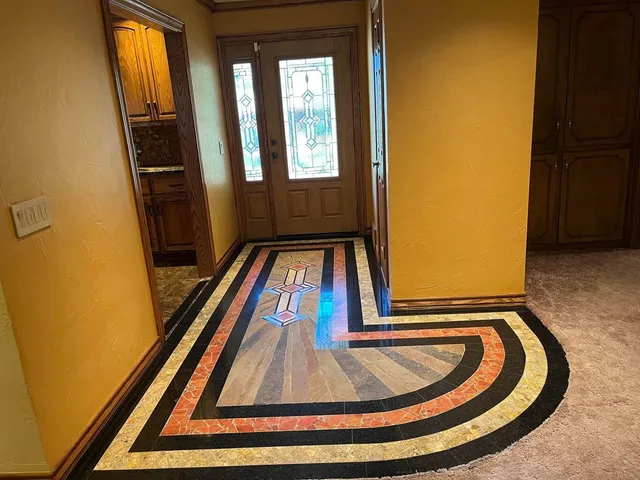 a view of a living room