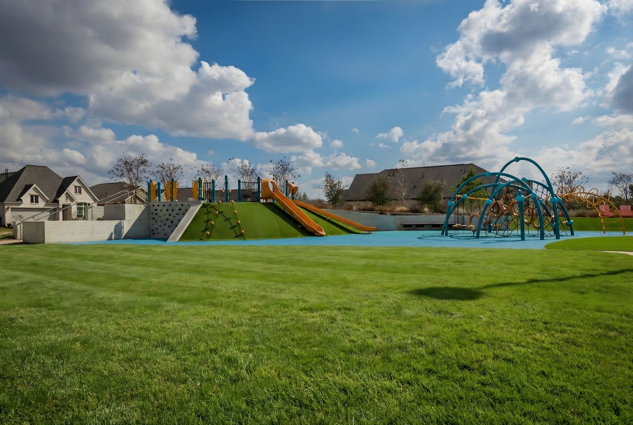 14914 Big Bend Ranch Drive Cypress, TX 77433 - Photo 45 of 49 a view of a park with swings and slides