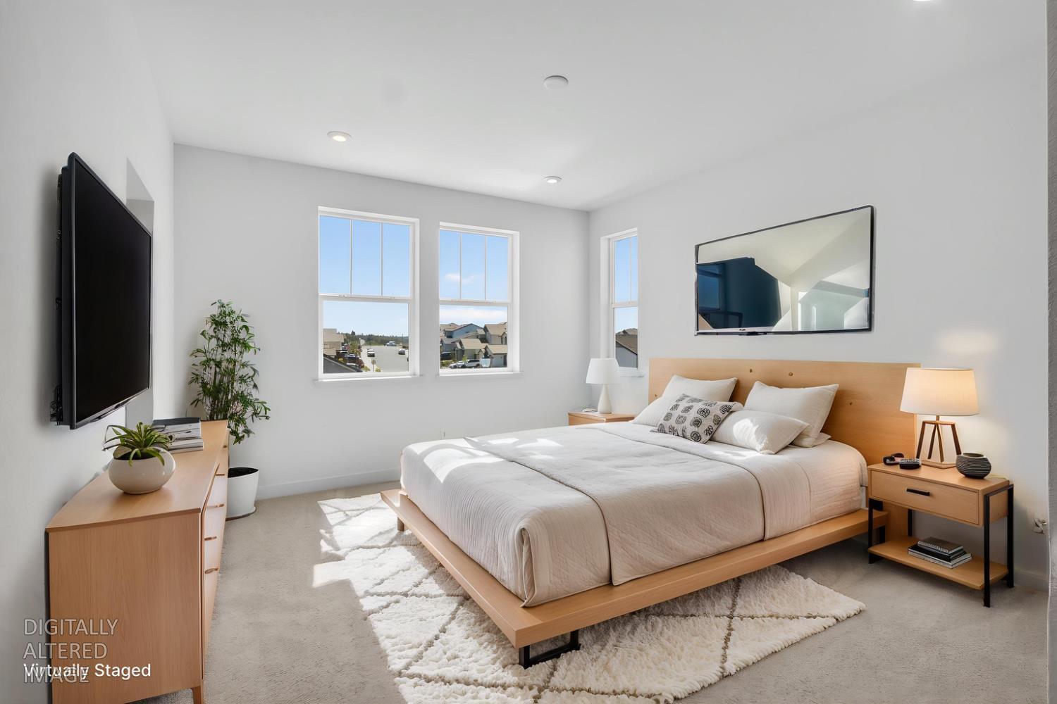 2883 Ridgecrest Drive Lincoln, CA 95648 - Photo 21 of 42 a bedroom with a bed a mirror and window