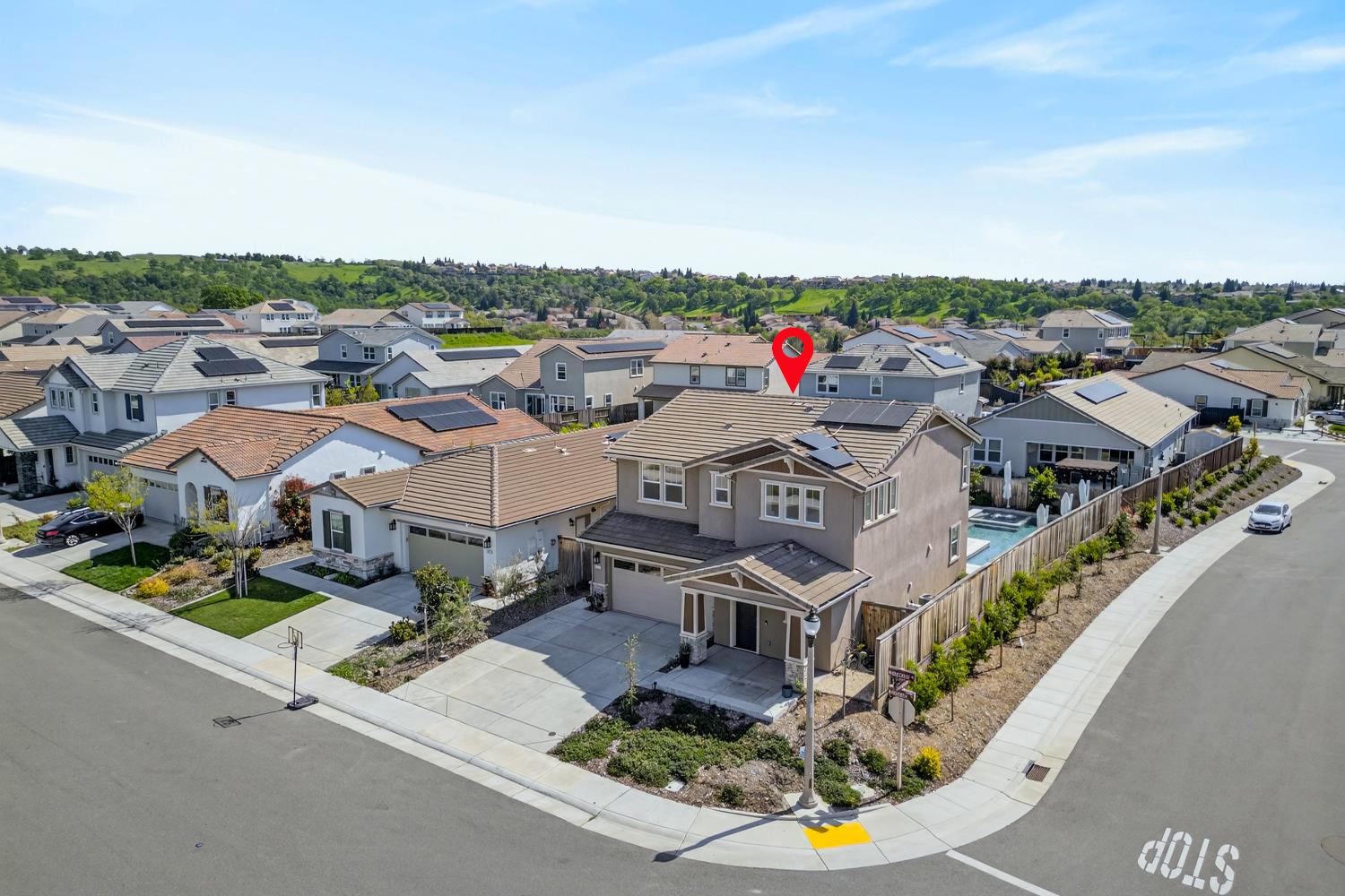 2883 Ridgecrest Drive Lincoln, CA 95648 - Photo 34 of 42 an aerial view of residential house with outdoor space