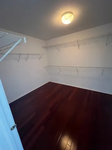 a view of a room with an empty space
