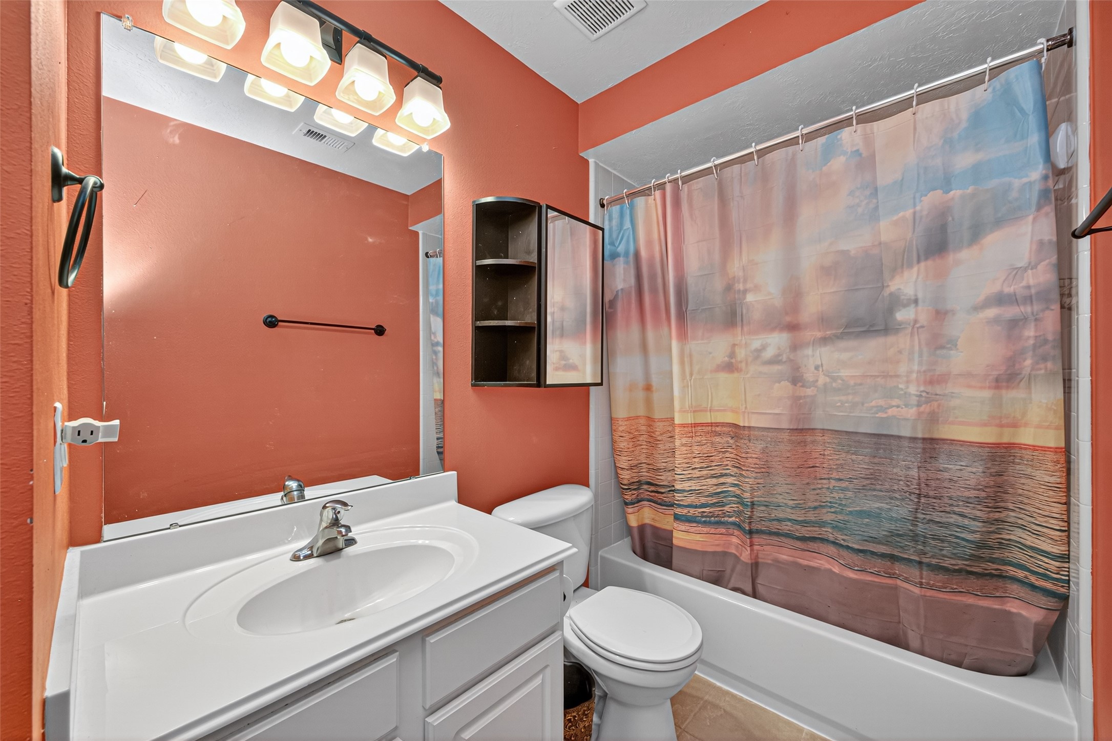 22402 Bridgestone Ridge Drive Spring, TX 77389 - Photo 36 of 49 a bathroom with a sink toilet and shower