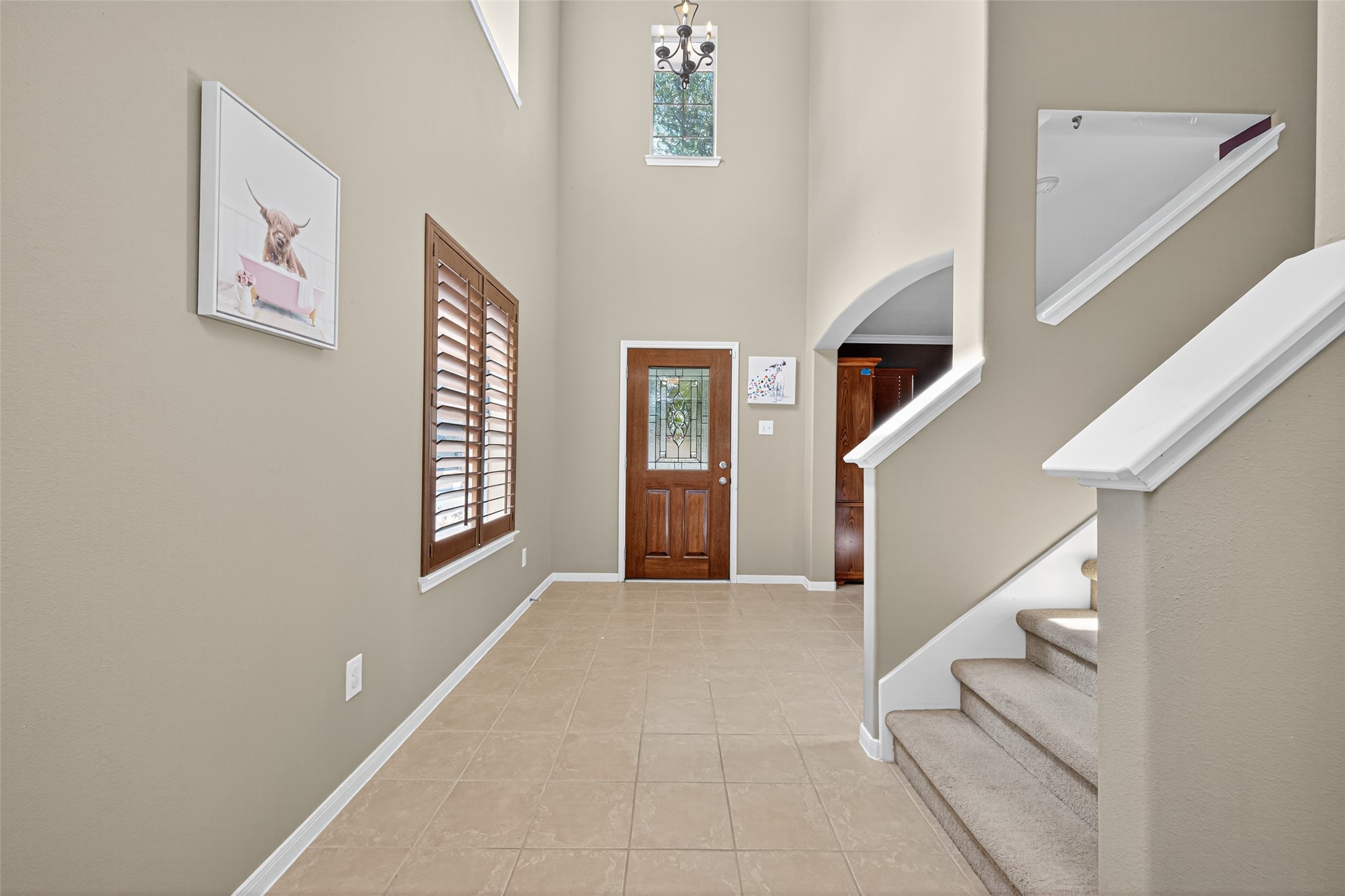 22402 Bridgestone Ridge Drive Spring, TX 77389 - Photo 8 of 49 a view of an entryway with staircase