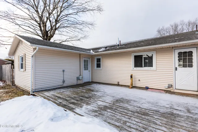 a backyard of a house